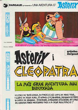 Astèrix i Cleopatra [6] (tr. Berta Sarsanedas, see below) 