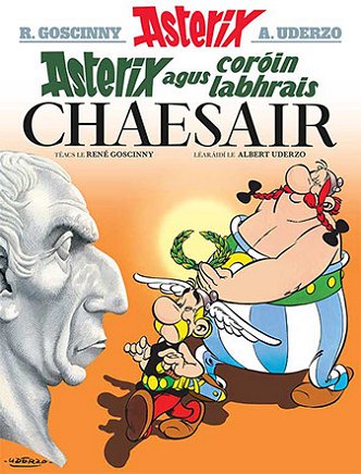 Asterix agus coróin labhrais Chaesair