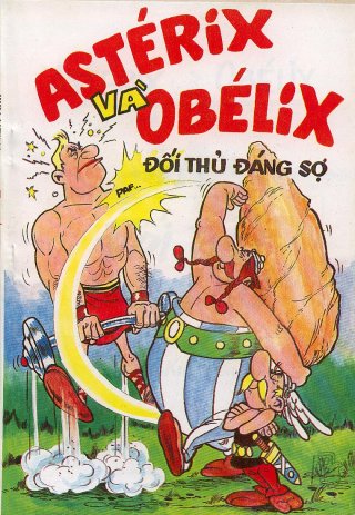 Asterix Doi thu dang so & Asterix chien thang khong can suc manh [12] (1993) two parts, 13x19cm